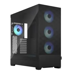 Fractal Full Tower Design Pop XL Air RGB Black TG Clear Tint, FD-C-POR1X-06