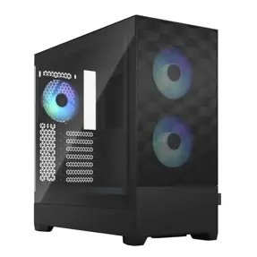 Fractal Midi Tower Design Pop Air RGB Black TG Clear Tint, FD-C-POR1A-06