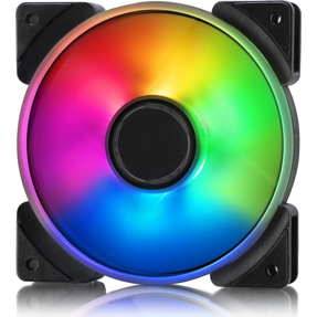 Fractal ventilator 120mm Prisma AL-12 RGB PWM, Black 500-2000rpm, FD-FAN-PRI-AL12-PWM