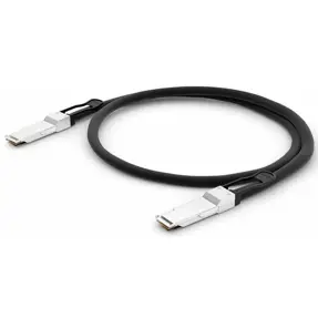 FS 0.5m (2ft) Generic Compatible 400G QSFP112 4 x 100G PAM4 Passive Direct Attach Copper Twinax Cable