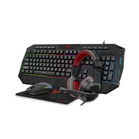 Gamenote žični komplet KB501CM Gaming 4u1 tipkovnica/miš/podloga/slušalice