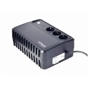 Gembird EG-UPS-3SDT600, 600VA/360W, 3x Schuko, line interactive