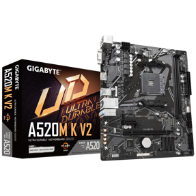 Gigabyte A520M K V2, AMD A520, AM4, DDR4, mATX