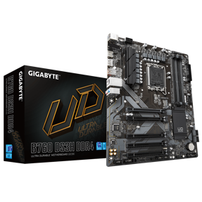Gigabyte B760 DS3H, Intel B760, LGA1700, DDR4, ATX, B760-DS3H-DDR4
