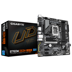 Gigabyte B760M DS3H GEN5, Intel B760, LGA 1700, DDR5, mATX