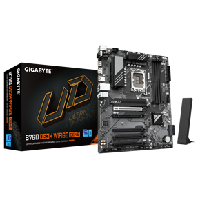 Gigabyte B760M DS3H WIFI 6E GEN5, Intel B760, LGA 1700, DDR5, ATX