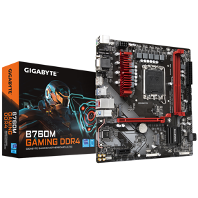 Gigabyte B760M GAMING Intel B760, LGA 1700, DDR4, mATX