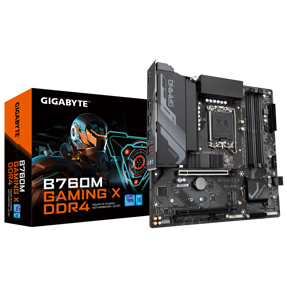 Gigabyte B760M GAMING X, Intel B760, LGA 1700, DDR4, mATX