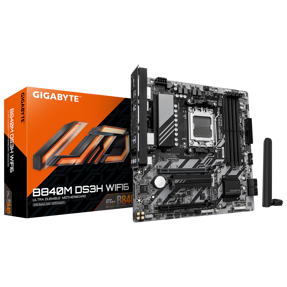 Gigabyte B840M DS3H WF6, AMD B840, AM5, DDR5, mATX