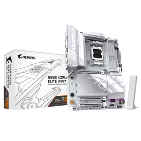 Gigabyte B850 Aorus Elite WIFI7 Ice, AMD B850, AM5, DDR5, ATX, White