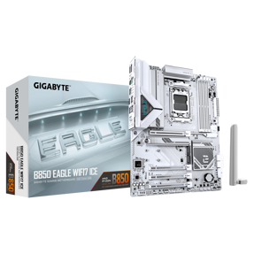 Gigabyte B850 Eagle WIFI7 Ice, AMD B850, AM5, DDR5, ATX
