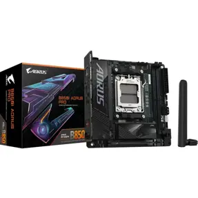 Gigabyte B850I AORUS PRO, AMD B850, AM5, DDR5, Mini-ITX