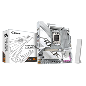 Gigabyte B850M Aorus Elite WIFI6 Ice, AMD B850, AM5, DDR5, mATX