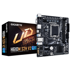 Gigabyte H610M S2H V2, Intel H610, LGA 1700, DDR5, mATX