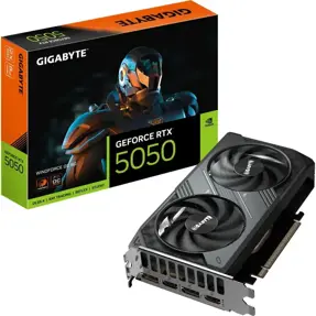 Gigabyte RTX5050 Windforce OC, 8G GDDR6, NVIDIA GeForce, GV-N5050WF2OC-8GD
