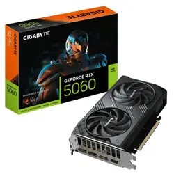 Gigabyte RTX5060 Windforce MAX OC, 8GB GDDR7, nVidia GeForce, GV-N5060WF2MAX OC-8GD