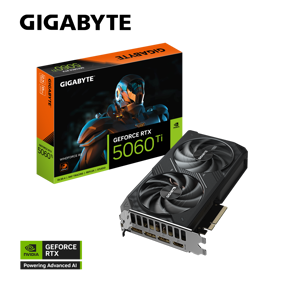 Gigabyte RTX5060Ti Windforce, 8GB GDDR7, NVIDIA GeForce, GV-N506TWF2-8GD