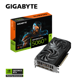 Gigabyte RTX5060Ti WINDFORCE MAX OC, 16GB GDDR7, NVIDIA GeForce, GV-N506TWF2MAX OC-16GD