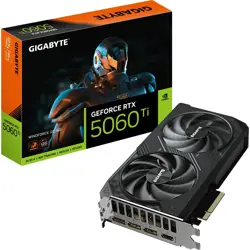 Gigabyte RTX5060Ti WINDFORCE OC, 16GB GDDR7, nVidia GeForce, GV-N506TWF2OC-16GD