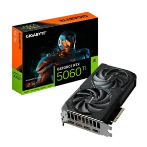 Gigabyte RTX5060Ti Windforce OC, 8GB GDDR7, NVIDIA GeForce, GV-N506TWF2OC-8GD