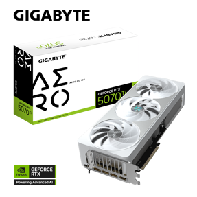 Gigabyte RTX5070Ti Aero OC, 16GB GDDR7, NVIDIA GeForce, GV-N507TAERO OC-16GD