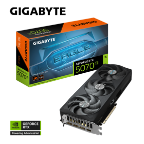 Gigabyte RTX5070Ti Eagle OC SFF, 16GB GDDR7, NVIDIA GeForce, GV-N507TEAGLE OC-16GD