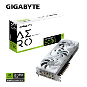 Gigabyte RTX5080 Aero OC SFF, 16GB GDDR7, NVIDIA GeForce, GV-N5080AERO OC-16GD