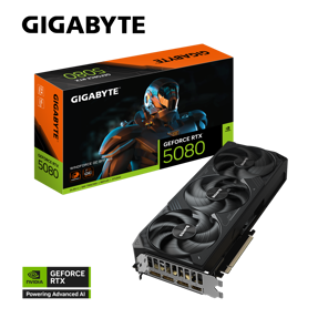 Gigabyte RTX5080 Windforce OC SFF, 16GB GDDR7, NVIDIA GeForce, GV-N5080WF3OC-16GD