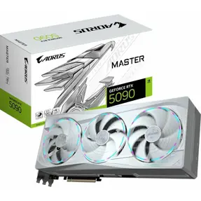 Gigabyte RTX5090 Aorus Master Ice, 32GB GDDR7, NVIDIA GeForce, GV-N5090AORUSM ICE-32GD