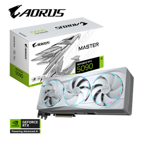 Gigabyte RTX5090 Aorus Master Ice, 32GB GDDR7, NVIDIA GeForce, GV-N5090AORUSM ICE-32GD