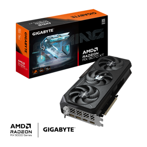 Gigabyte RX9070XT Gaming OC, 16GB GDDR6, AMD Radeon, GV-R9070XTGAMING OC-16GD