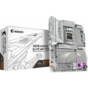 Gigabyte X870 AORUS ELITE WIFI7 ICE, AMD X870, AM5, DDR5, ATX, White