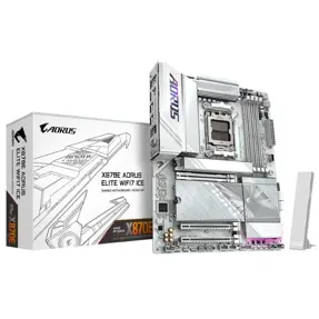 Gigabyte X870E AORUS ELITE WIFI7 ICE, AMD X870E, AM5, DDR5, ATX, White