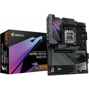 Gigabyte X870E AORUS MASTER, AMD X870E, AM5, DDR5, ATX