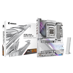 Gigabyte X870E AORUS MASTER X3D ICE, WIFI, AMD X870E, AM5, DDR5, ATX