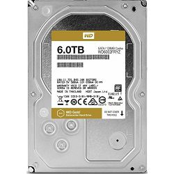 WD 6TB 3.5", 7200rpm, 256MB, Gold, WD6003FRYZ