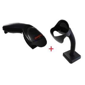 Honeywell bar kod čitač Eclipse MK5145-31A38-EU, 1D, laser, crni, USB, stalak