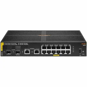 HPE Switch Aruba Networking CX 6000 12G Class4 PoE 2G/2SFP 139W Switch, R8N89A