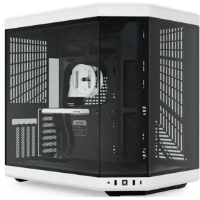 Hyte Midi Tower Y70 White/Black, CS-HYTE-Y70-BW