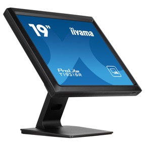 POS monitor Iiyama ProLite T1931SR-B1S, 19", IPS, Resistive Touch (5-wire), 5:4, IP54 Front, HDMI/DP/VGA