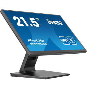 POS monitor Iiyama ProLite T2252MSC-B2, 21.5", IPS, PCAP Touch, 16:9, 7H, HDMI/DP