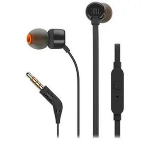 JBL slušalice Tune 110, In-Ear, 3.5mm, Black, JBLT110BLK