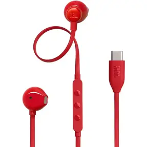 JBL slušalice Tune 305C, In-Ear, USB Type-C, Red, JBLT305CRED