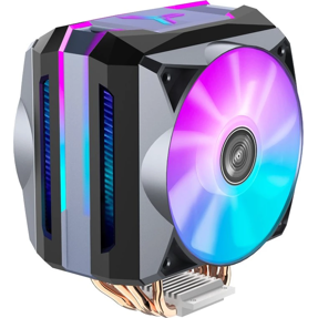 Jonsbo cooler CR-1100, A-RGB, Black, Intel/AMD, 2x120mm, TDP 165W