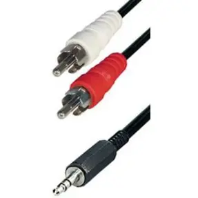 Kabel audio 1x3.5mm/2xcinch 3m, TRN-A49-3L