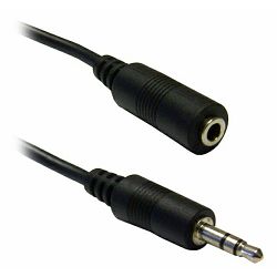 Kabel audio 3.5mm M/F produžni 5m, TRN-A54-5L