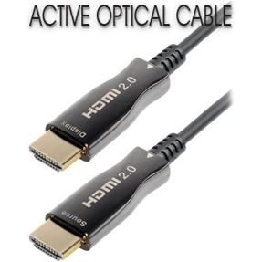 Kabel HDMI 10m, Active Optical (AOC), 4K, HDMI 2.0, Transmedia, TRN-C508-10M