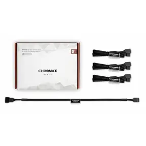 Kabel Noctua NA-SEC1 Chromax Black 4-pin fan extension (4 kom - 30cm)