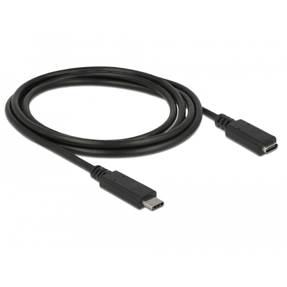 Kabel produžni USB 1.5m, USB-C /USB-C M/F, 10Gbps, 4K, PD60W, Delock, 85534