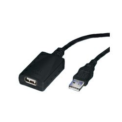Kabel produžni 5m, USB 2.0 aktivni, Roline, 12.04.1089